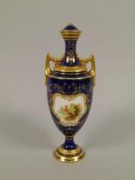 A Coalport vase and stopper