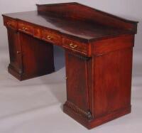 A William IV mahogany pedestal sideboard