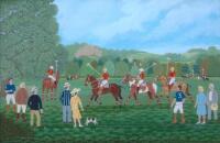 ‡Vincent Haddelsey (1934-2010). Polo Match