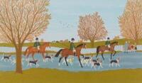 Vincent Haddelsey (1934-2010). The Hunt Passing By