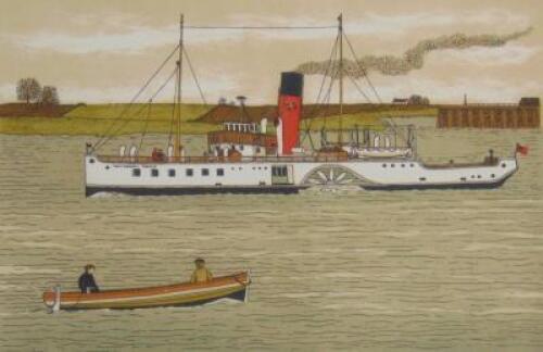 Vincent Haddelsey (1934-2010). Tattershall Castle Steam Boat