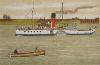 Vincent Haddelsey (1934-2010). Tattershall Castle Steam Boat