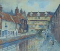 E Vickers (19th/20thC). High Bridge Lincoln