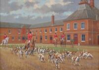 Neil Cawthorne (b.1936). The Hunt at the Stables