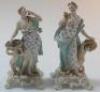 A 19thC Meissen porcelain figure group