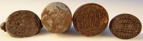 Four various 18thC and later iron seals