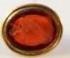 A late 19thC carnelian panel wax seal