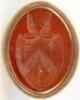 A late 19thC carnelian panel wax seal