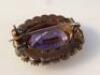 A Victorian amethyst and diamond brooch - 2