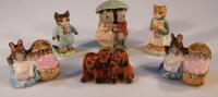 A quantity of Beswick Beatrix Potter figures