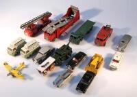 A quantity of Dinky and other die-cast vehicles