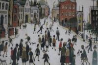 After Laurence Stephen Lowry (1887-1976). Street scene