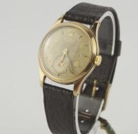 A 1950's 9ct gold Rolex gentlemans wristwatch