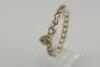 A 9ct gold curb chain bracelet