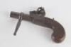 An 18thC flintlock pocket pistol