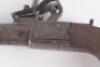 An 18thC flintlock pocket pistol - 2