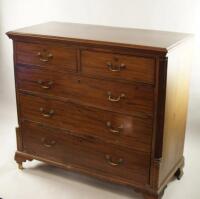 A Victorian mahogany chest of drawers