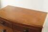 A Victorian bowfronted mahogany chest of drawers - 2