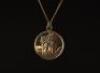 A 9ct gold St Christopher medallion