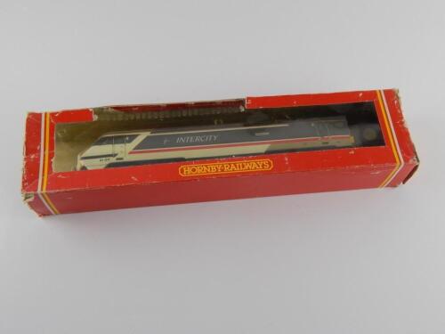 A Hornby Railways 00-gauge R585 British Rail Bo-Bo electric class 91 named.