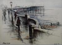 Michael Scott (20thC British). A view of Cromer Pier