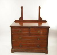 A Victorian mahogany dressing table