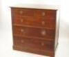 A Victorian mahogany tall chest of drawers