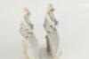 A pair of Lladro lady figures