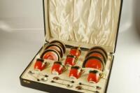 A Royal Worcester cased coffee set