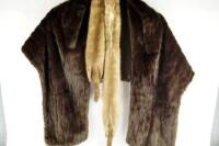 A mid 20thC fur shawl