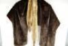 A mid 20thC fur shawl