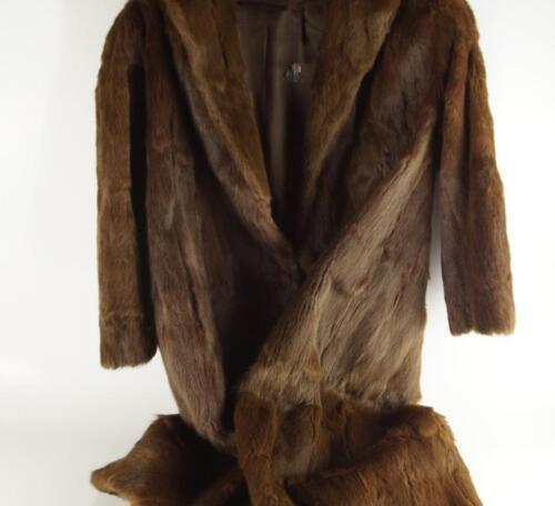 A mid 20thC Canadian squirrel fur coat