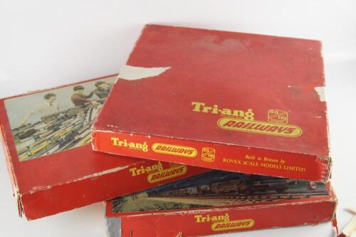 Three Triang electric model railway sets