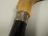 An Edwardian ebonised and rhinoceros horn walking stick - 2