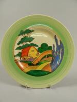 A Clarice Cliff plate