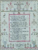 An 18thC sampler by Charlotte Bedford