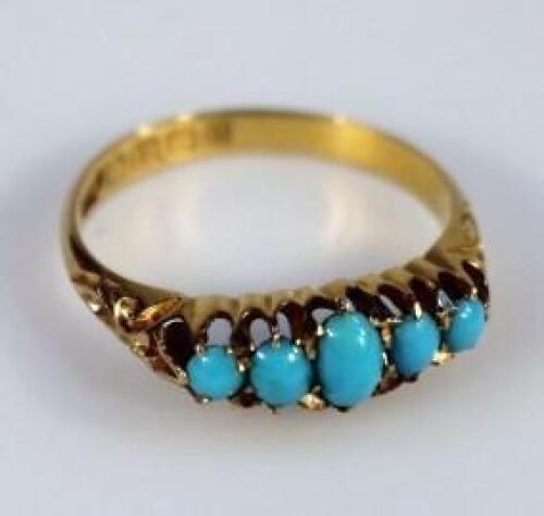 An 18ct gold dress ring