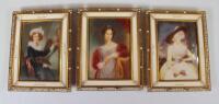 After Sir Joshua Reynolds. Three portraits of ladies