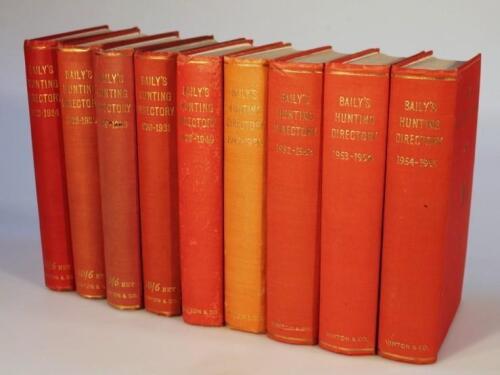 Baily's Hunting Directory. Various editions to include 1923-1924