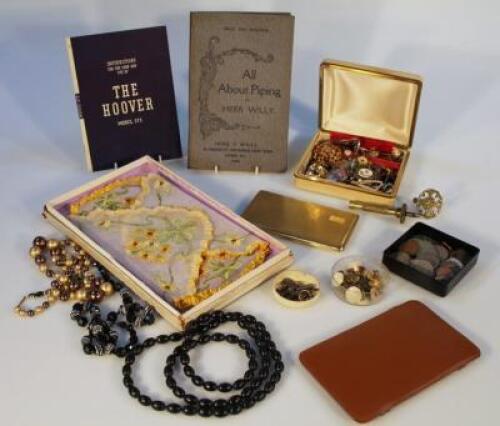 A quantity of costume jewellery and coins