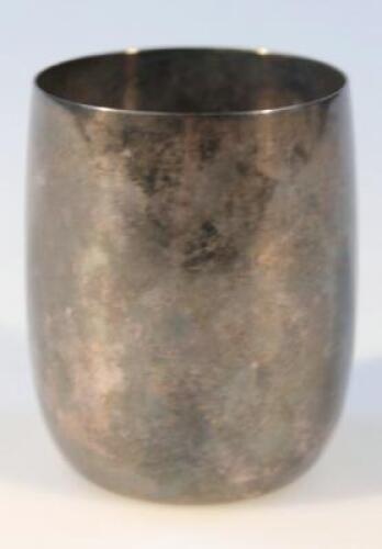 A beaker of cylindrical form