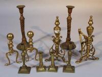 A quantity of brassware