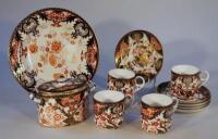 A quantity of Royal Crown Derby and Derby style tea ware