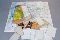 A quantity of various 19thC and later maps