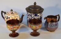 A quantity of 19thC and later ceramics