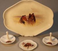 A Mintons James Edwin Dean dressing table tray