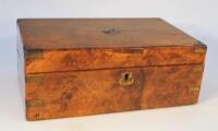 A 19thC walnut writing slope