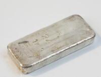 An Engelhard silver kilogram ingot