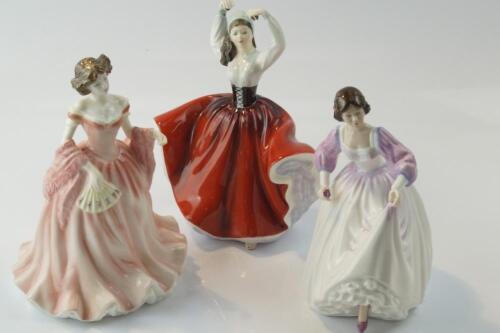 Three Royal Doulton figures