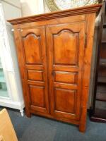 An 18thC French sycamore armoire